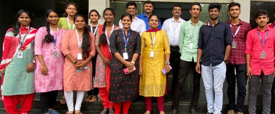 A group shot of an Aptean IT team who work in India